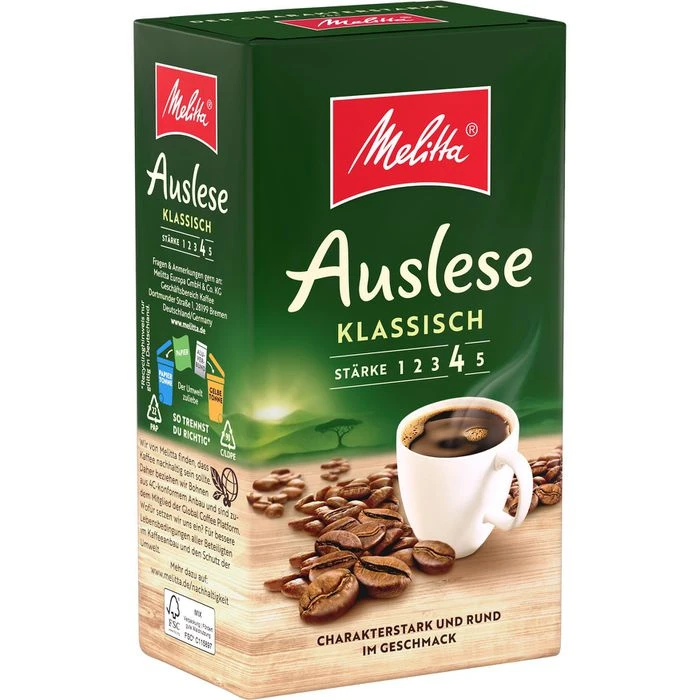 Melitta Auslese Klassisch 500g, Gemahlener Kaffee 4 Melitta Auslese Klassisch 500g, Gemahlener Kaffee – Bild 2