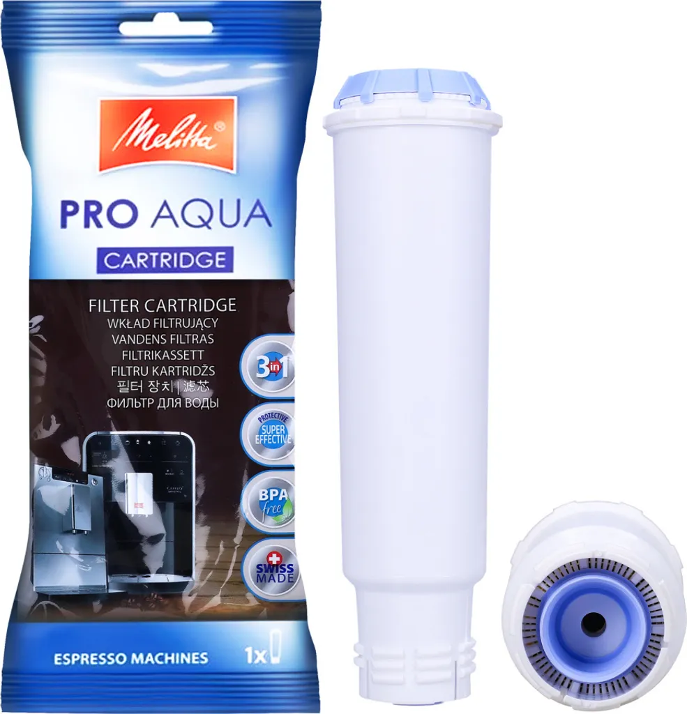 3x Melitta 224562 Filterpatrone Für Kaffeevollautomaten Pro Aqua Vorbeugung Von Verkalkung, Einfache Anwendung, 3 Patronen 6 3x Melitta 224562 Filterpatrone Für Kaffeevollautomaten Pro Aqua Vorbeugung Von Verkalkung, Einfache Anwendung, 3 Patronen – Bild 4
