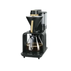 Melitta 1024-12, Filterkaffeemaschine, Kaffeebohnen, Eingebautes Mahlwerk, 1515 W, Schwarz, Gold