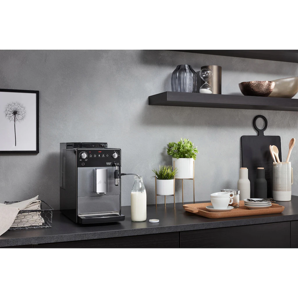 Melitta Kaffeevollautomat »Avanza® F270-100 Mystic Titan«, Kompakt, Aber XL Wassertank & XL Bohnenbehälter, Milchschaum-System 6 Melitta Kaffeevollautomat »Avanza® F270-100 Mystic Titan«, Kompakt, Aber XL Wassertank & XL Bohnenbehälter, Milchschaum-System – Bild 4