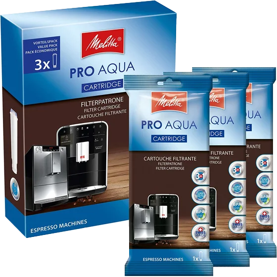 Melitta 3x Pro Aqua Filterpatrone Für Kaffeevollautomaten 3 Melitta 3x Pro Aqua Filterpatrone Für Kaffeevollautomaten