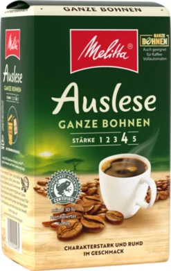 MELITTA Auslese Ganze Bohnen Für Filterkaffee 10x500 G Kräftig Mit Rundem Aroma