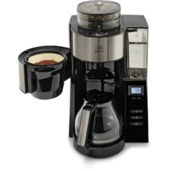 Melitta Kaffeemaschine Mit Mahlwerk »AromaFresh«, 1,25 L Kaffeekanne, Papierfilter, 1x4, Glas 1021-03 Anthrazit -Melitta Verkaufsgeschäft f6f82c62827ee95b4d6f269d232ad4a3