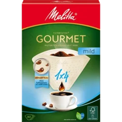 Melitta Gourmet® Mild, 1x4®, 80 St. | Filtertüten®