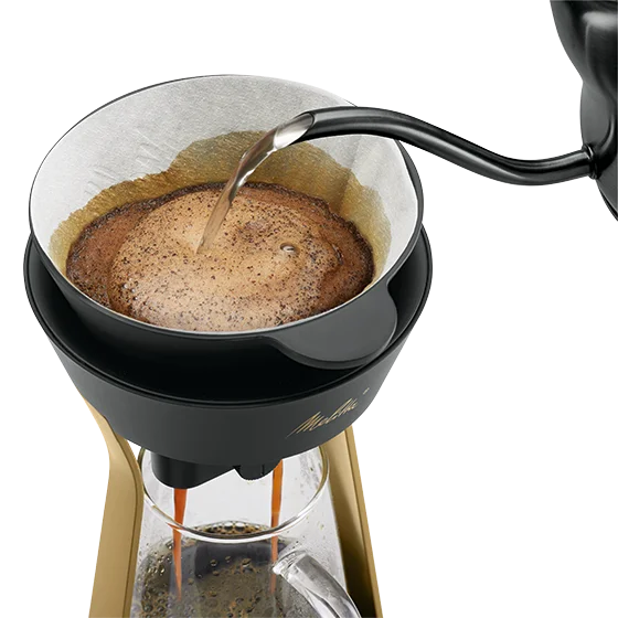 Melitta® AMANO Kaffeebereiter, Schwarz-gold (B-Ware) 7 Melitta® AMANO Kaffeebereiter, Schwarz-gold (B-Ware) – Bild 5