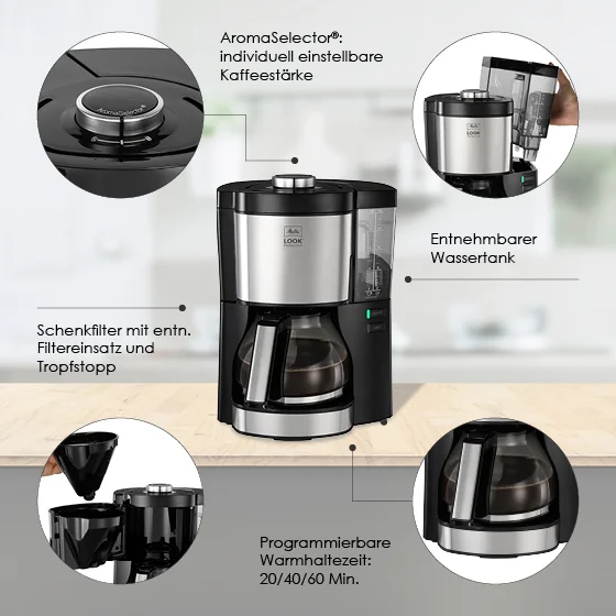Melitta LOOK® Perfection | Filterkaffeemaschine 4 Melitta LOOK® Perfection | Filterkaffeemaschine – Bild 2