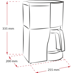 Melitta Optima Timer | Filterkaffeemaschine -Melitta Verkaufsgeschäft kaffeemaschine melitta optima timer kaffeemaschine schwarz edelstahl kaffeemaschine 6613648 40
