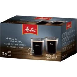 Melitta Doppelwandige Espresso-Gläser -Melitta Verkaufsgeschäft zubehoer melitta espressoglaeser doppelwandig 80ml set 6761116 2