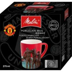 Melitta® Porzellanbecher Manchester United Visual -Melitta Verkaufsgeschäft zubehoer melitta kaffeebecher porzellan manchester united 275ml 6766918 20