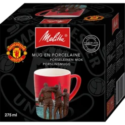 Melitta® Porzellanbecher Manchester United Visual -Melitta Verkaufsgeschäft zubehoer melitta kaffeebecher porzellan manchester united 275ml 6766918 30