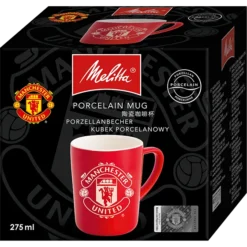 Melitta® Porzellanbecher Manchester United Logo -Melitta Verkaufsgeschäft zubehoer melitta porzellanbecher manu logo 6766919 30